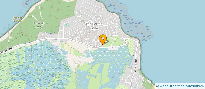 localisation de l'entreprise MONSIEUR BERTRAND LASSUS  LES PORTES-EN-RE