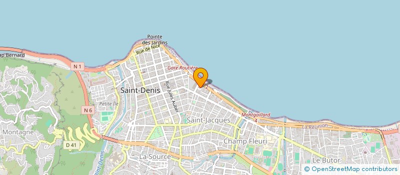 localisation de l'entreprise MONSIEUR BERTRAND LAURET à SAINT DENIS