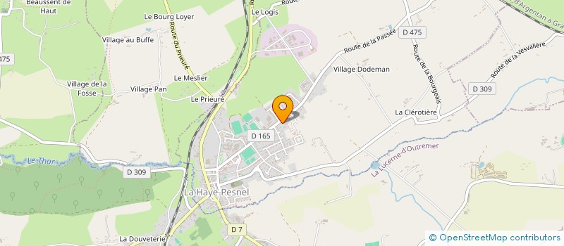 localisation de l'entreprise MONSIEUR BERTRAND LAVENANT  LA HAYE-PESNEL