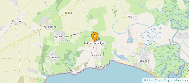 localisation de l'entreprise MONSIEUR BERTRAND LE BOT  AMBON