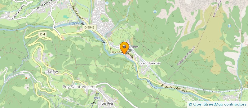 localisation de l'entreprise MONSIEUR BERTRAND LE CAM  PUY SAINT VINCENT