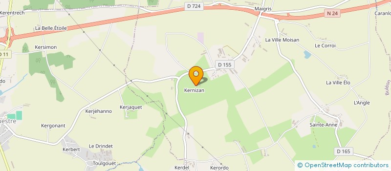 localisation de l'entreprise MONSIEUR BERTRAND LE LABOURIER  BULEON