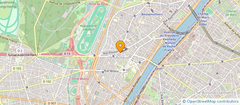 localisation de l'entreprise MONSIEUR BERTRAND LE VAVASSEUR  PARIS