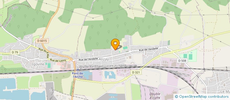 localisation de l'entreprise MONSIEUR BERTRAND LEBORGNE à ALIZAY