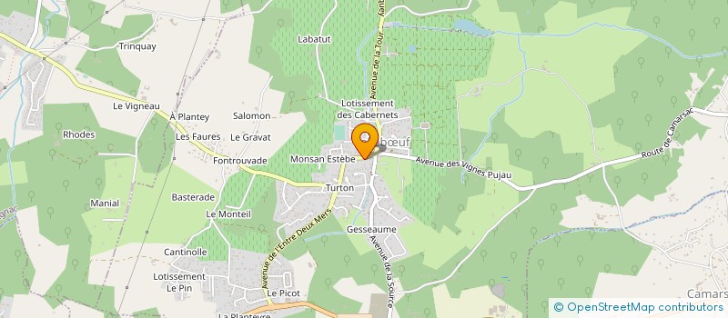 localisation de l'entreprise MONSIEUR BERTRAND LECAT  SALLEBUF