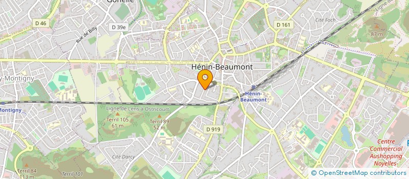 localisation de l'entreprise MONSIEUR BERTRAND LECLERE à HENIN BEAUMONT