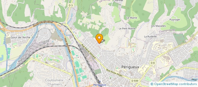 localisation de l'entreprise MONSIEUR BERTRAND LECOEUR à PERIGUEUX