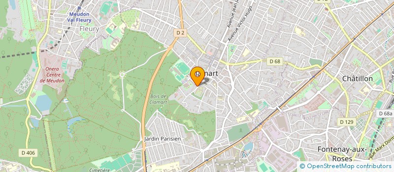 localisation de l'entreprise MONSIEUR BERTRAND LEFEBVRE à CLAMART