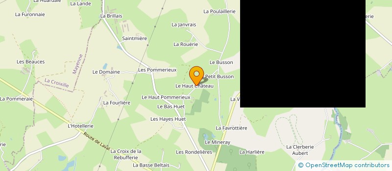 localisation de l'entreprise MONSIEUR BERTRAND LEFEUVRE à SAINT-PIERRE-LA-COUR