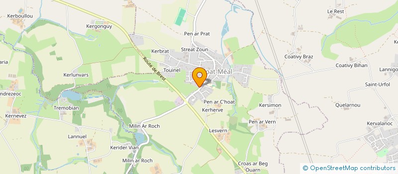 localisation de l'entreprise MONSIEUR BERTRAND LEFF  COAT-MEAL