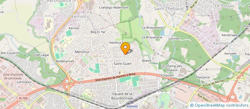 localisation de l'entreprise MONSIEUR BERTRAND LEGAGNEUR à VANNES