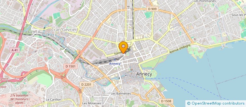 localisation de l'entreprise MONSIEUR BERTRAND LEGEAY à ANNECY