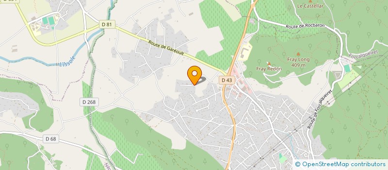 localisation de l'entreprise MONSIEUR BERTRAND LEMAIR  ROCBARON