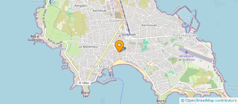 localisation de l'entreprise MONSIEUR BERTRAND LEMAIRE à QUIBERON