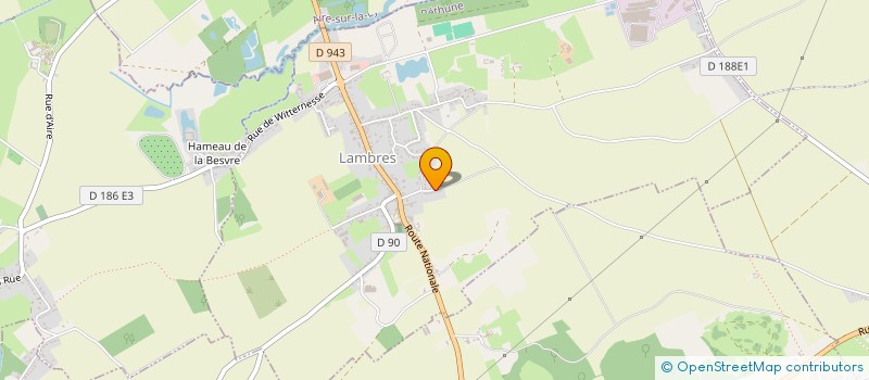 localisation de l'entreprise MONSIEUR BERTRAND LEMAITRE  LAMBRES