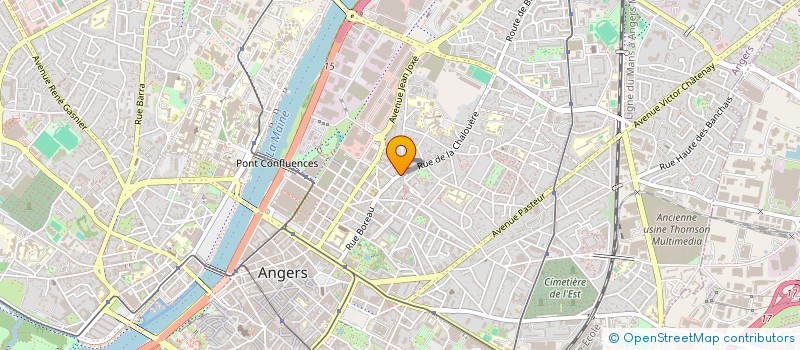 localisation de l'entreprise MONSIEUR BERTRAND LEMASSON à ANGERS