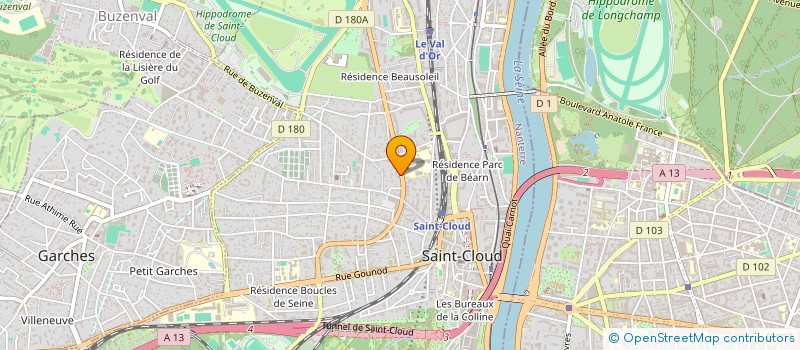localisation de l'entreprise MONSIEUR BERTRAND LEMENNICIER-BUCQUET à SAINT-CLOUD