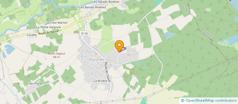 localisation de l'entreprise MONSIEUR BERTRAND LEMOINE  HUISMES