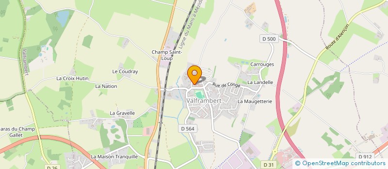 localisation de l'entreprise MONSIEUR BERTRAND LENEVEU à VALFRAMBERT