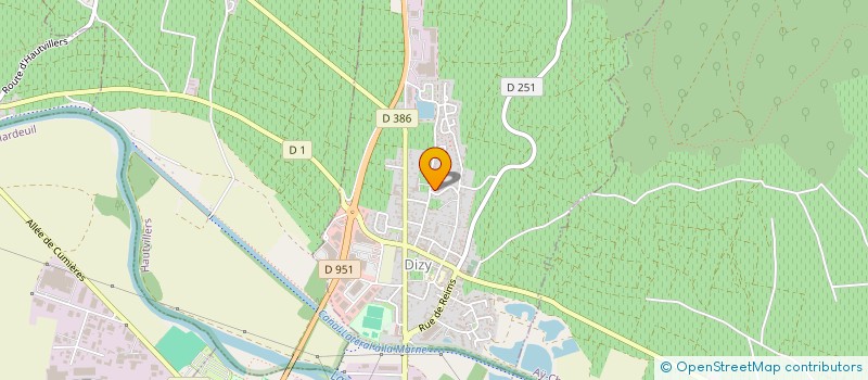 localisation de l'entreprise MONSIEUR BERTRAND LEPICIER  DIZY