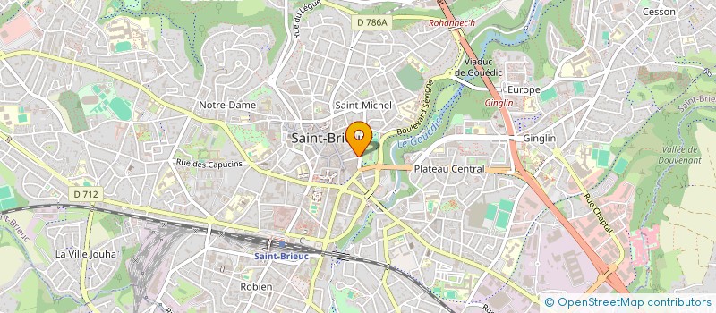 localisation de l'entreprise MONSIEUR BERTRAND LEROUX à SAINT-BRIEUC