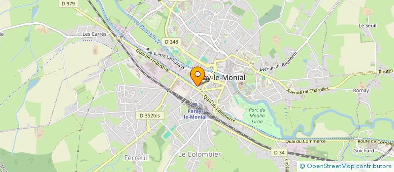 localisation de l'entreprise MONSIEUR BERTRAND LESNE à PARAY-LE-MONIAL