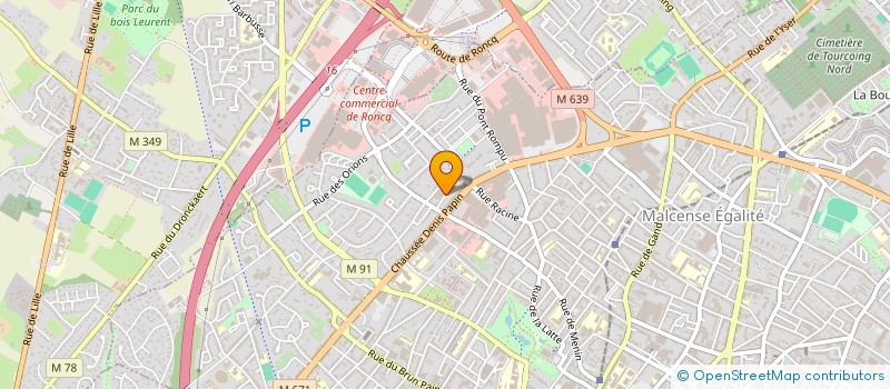 localisation de l'entreprise MONSIEUR BERTRAND LETELLIER  TOURCOING