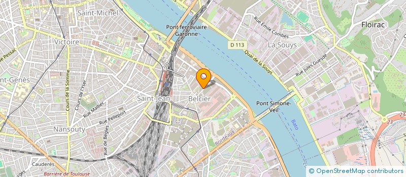 localisation de l'entreprise MONSIEUR BERTRAND LETERME  BORDEAUX