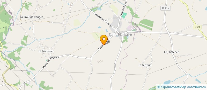 localisation de l'entreprise MONSIEUR BERTRAND LETESSIER à GARGILESSE-DAMPIERRE