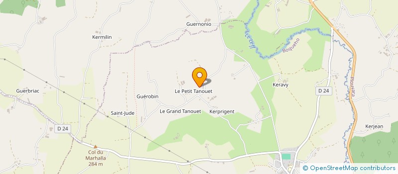 localisation de l'entreprise MONSIEUR BERTRAND LEVACON  BOQUEHO