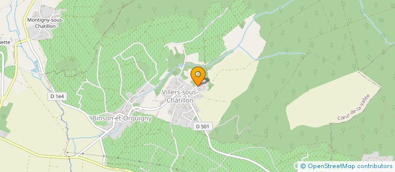 localisation de l'entreprise MONSIEUR BERTRAND LEVEAU  COEUR-DE-LA-VALLEE