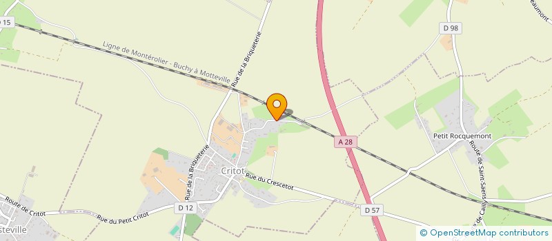 localisation de l'entreprise MONSIEUR BERTRAND LEVEE  CRITOT