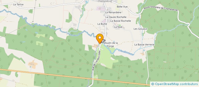 localisation de l'entreprise MONSIEUR BERTRAND LEVIEUX à CHAMPSECRET
