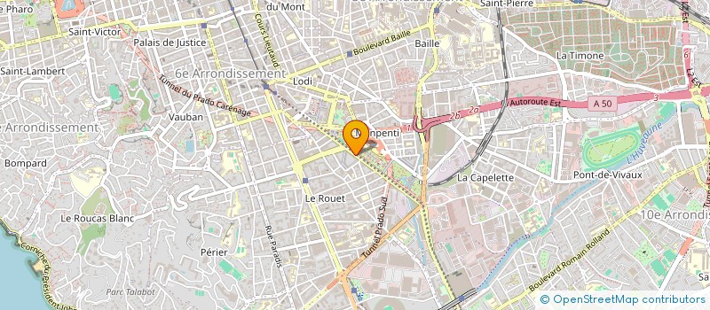 localisation de l'entreprise MONSIEUR BERTRAND LEVRERO  MARSEILLE