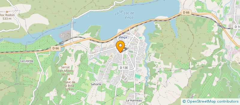 localisation de l'entreprise MONSIEUR BERTRAND LEYDIE  VINCA