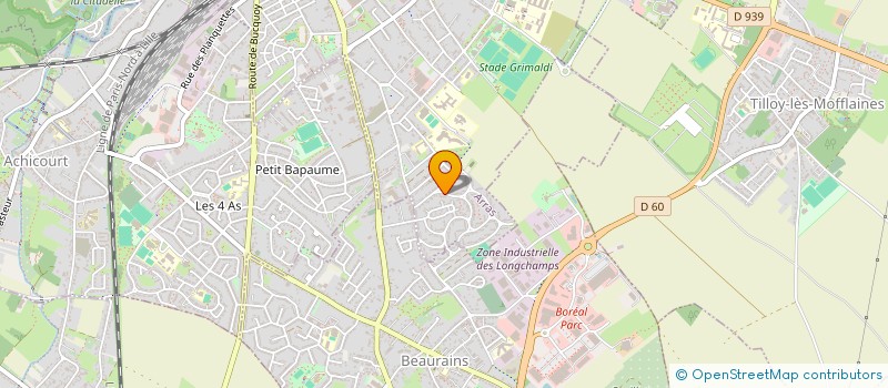 localisation de l'entreprise MONSIEUR BERTRAND LIEVIN à ARRAS