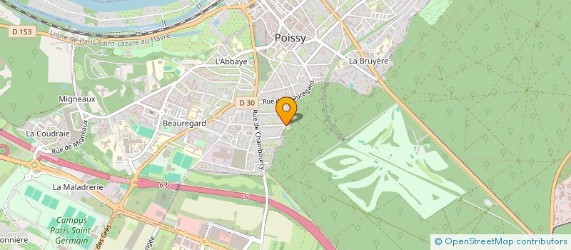 localisation de l'entreprise MONSIEUR BERTRAND LIGNEUL  POISSY