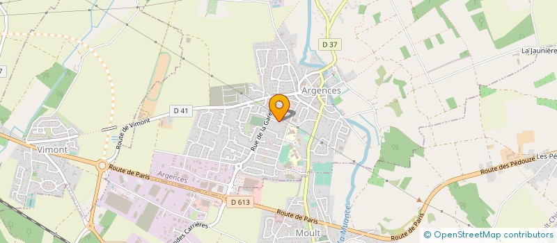 localisation de l'entreprise MONSIEUR BERTRAND LOUAIL  ARGENCES