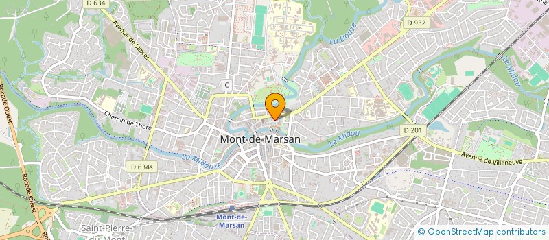 localisation de l'entreprise MONSIEUR BERTRAND LOUSTAU  MONT-DE-MARSAN