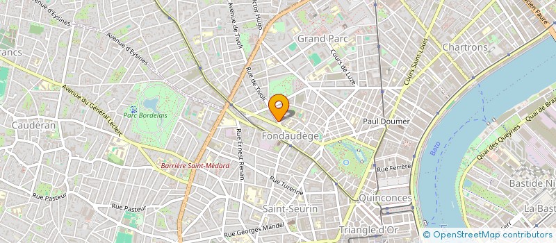 localisation de l'entreprise MONSIEUR BERTRAND MACHENAUD  BORDEAUX