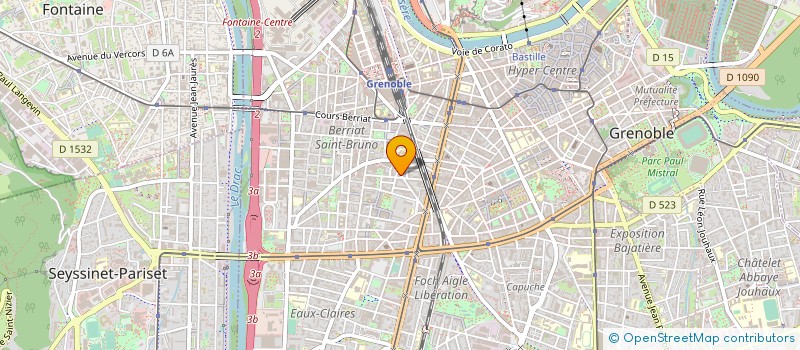 localisation de l'entreprise MONSIEUR BERTRAND MACLET à GRENOBLE