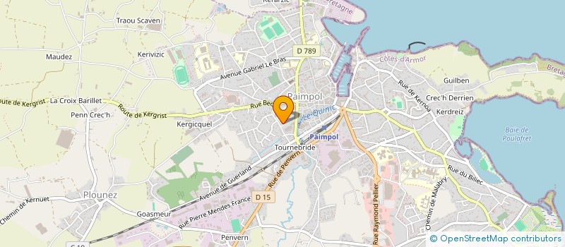 localisation de l'entreprise MONSIEUR BERTRAND MAFART  PAIMPOL