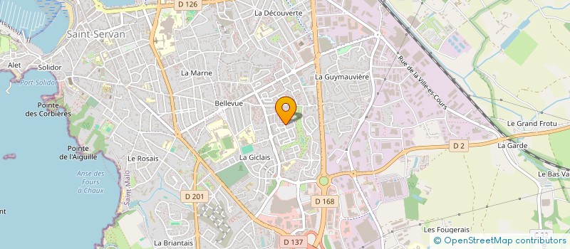 localisation de l'entreprise MONSIEUR BERTRAND MAILLARD  SAINT-MALO