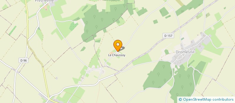 localisation de l'entreprise MONSIEUR BERTRAND MALIVOIR  AVESNES-CHAUSSOY