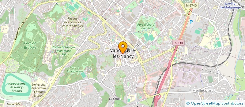 localisation de l'entreprise MONSIEUR BERTRAND MALLET  VANDUVRE-LES-NANCY