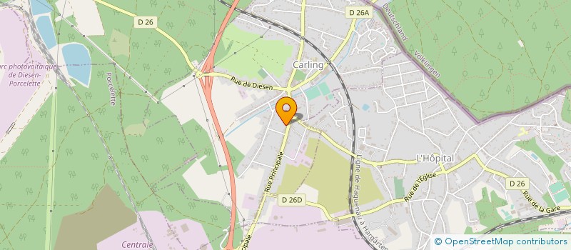 localisation de l'entreprise MONSIEUR BERTRAND MARCQ  CARLING