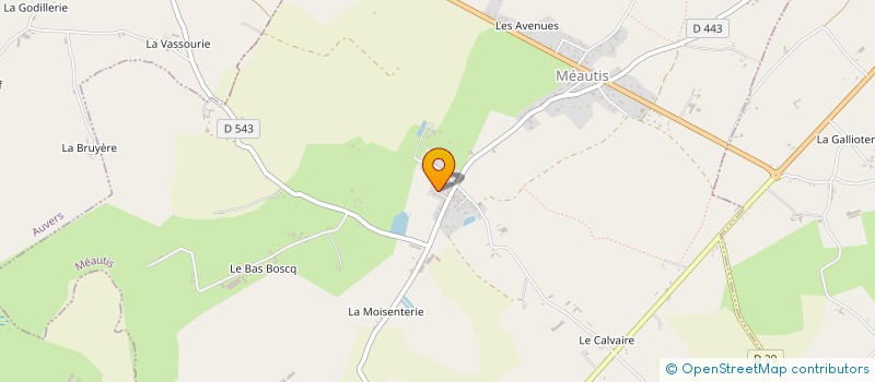 localisation de l'entreprise MONSIEUR BERTRAND MARIE à MEAUTIS