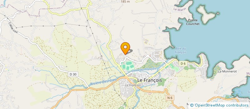 localisation de l'entreprise MONSIEUR BERTRAND MARTIAL à LE FRANCOIS