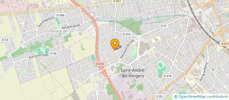 localisation de l'entreprise MONSIEUR BERTRAND MARTIN à SAINT-ANDRE-LES-VERGERS