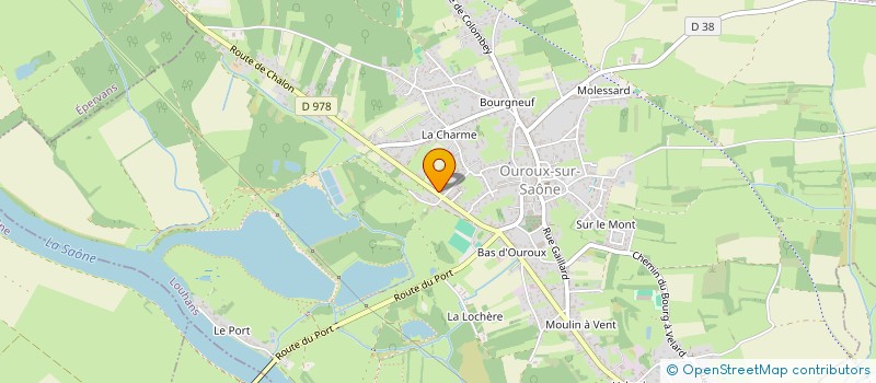 localisation de l'entreprise MONSIEUR BERTRAND MARTIN  L'ABERGEMENT-SAINTE-COLOMBE